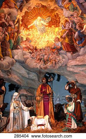 Picture - Representation of nativity scene . Fotosearch