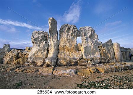 Rock formation on landscape, Tahagrat Solar Temple, Malta View Large Photo Image Picture - Rock formation on landscape, Tahagrat Solar Temple, Malta . Fotosearch