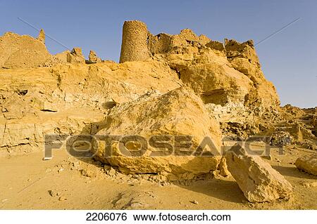 Rock formations in desert near lodge, Adrere Amellal, Siwa Oasis, Libyan Desert, Egypt View Large Photo Image Stock Photograph - Rock formations in desert near lodge, Adrere Amellal, Siwa Oasis, Libyan Desert, Egypt . Fotosearch