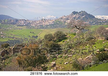 Rock formations on landscape, Madonie Mountains Natural Park, Mt Etna, Sicily, Italy View Large Photo Image Stock Photograph - Rock formations on landscape, Madonie Mountains Natural Park, Mt Etna, Sicily, Italy . Fotosearch