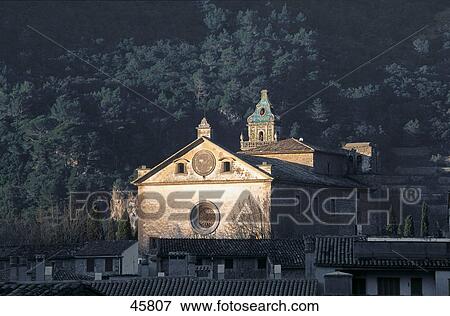 Ruins of building, Carthusian monastery, Valldemossa, Balearic Islands, Majorca, Balearic Islands, Spain View Large Photo Image Stock Photo - Ruins of building, Carthusian monastery, Valldemossa, Balearic Islands, Majorca, Balearic Islands, Spain . Fotosearch