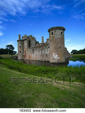 Ruins of castle, Caerlaverock Castle, Dumfries, Dumfries and Galloway, Scotland View Large Photo Image Stock Image - Ruins of castle, Caerlaverock Castle, Dumfries, Dumfries and Galloway, Scotland . Fotosearch