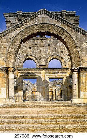 Ruins of castle, St. Simeon Basilica, Aleppo, Syria View Large Photo Image Stock Photograph - Ruins of castle, St. Simeon Basilica, Aleppo, Syria . Fotosearch