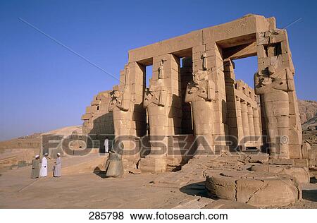 Ruins of temple against sky, Great Temple of Rameses II, Luxor, Egypt View Large Photo Image Stock Photo - Ruins of temple against sky, Great Temple of Rameses II, Luxor, Egypt . Fotosearch