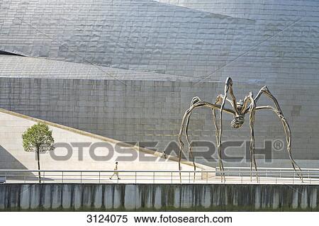 Sculpture in front of the Guggenheim Museum, Bilbao, Spain View Large Photo Image Stock Photography - Sculpture in front of the Guggenheim Museum, Bilbao, Spain . Fotosearch