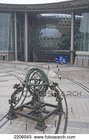 Sculpture inside courtyard of building View Large Photo Image Stock Image - Sculpture inside courtyard of building . Fotosearch