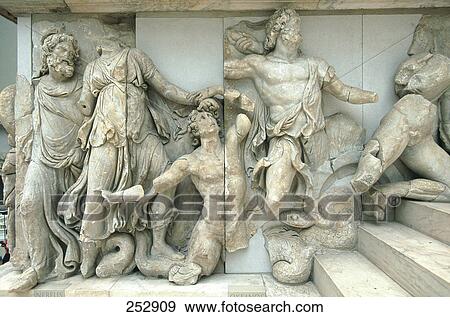 Sculptures carved on wall, Pergamon Museum, Berlin, Germany View Large Photo Image Stock Photo - Sculptures carved on wall, Pergamon Museum, Berlin, Germany . Fotosearch