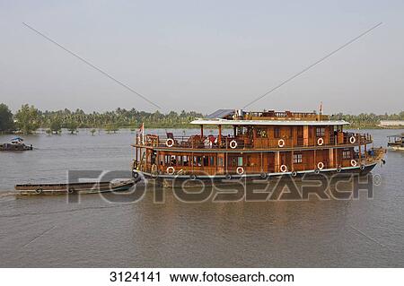 Ship in the Mekong Delta, Vietnam View Large Photo Image Stock Image - Ship in the Mekong Delta, Vietnam . Fotosearch