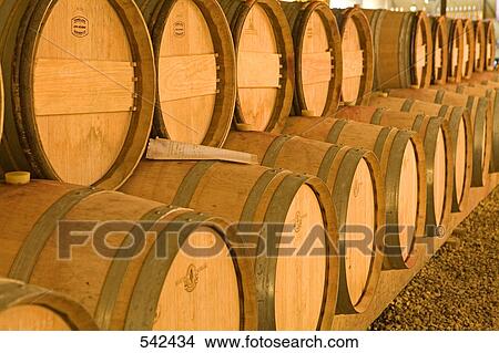 Side profile of stack of barrels View Large Photo Image Picture - Side profile of stack of barrels . Fotosearch