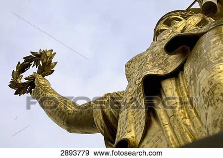 Stock Photo - Siegessaeule, Berlin, Germany, view from below . Fotosearch