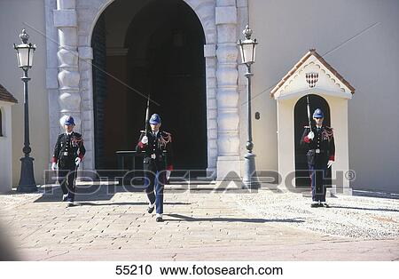 Soldiers changing guards at palace, Monte Carlo, Monaco View Large Photo Image Stock Image - Soldiers changing guards at palace, Monte Carlo, Monaco . Fotosearch