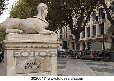 Sphinx statue on a promenade in Palma de Mallorca, Majorca, Spain View Large Photo Image Stock Photo - Sphinx statue on a promenade in Palma de Mallorca, Majorca, Spain . Fotosearch