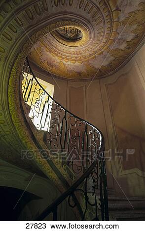 Staircase in monastery, Melk Benedictine Abbey, Wachau, Lower Austria, Austria View Large Photo Image Stock Image - Staircase in monastery, Melk Benedictine Abbey, Wachau, Lower Austria, Austria . Fotosearch