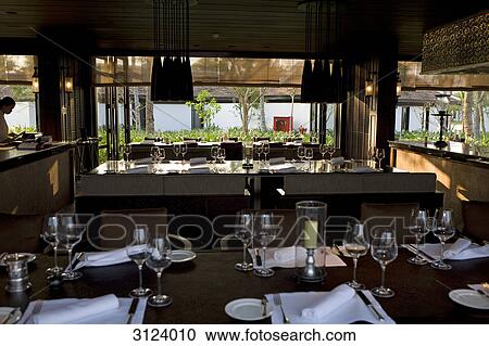 Table settings in a hotel dining room, Hoi An, Vietnam View Large Photo Image Stock Image - Table settings in a hotel dining room, Hoi An, Vietnam . Fotosearch