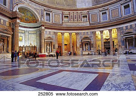Stock Photography - Tourists in museum, Rome, Italy . Fotosearch