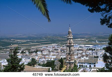 Tower in city, Victoria Tower, Estepa, Andalusia, Spain View Large Photo Image Stock Photo - Tower in city, Victoria Tower, Estepa, Andalusia, Spain . Fotosearch