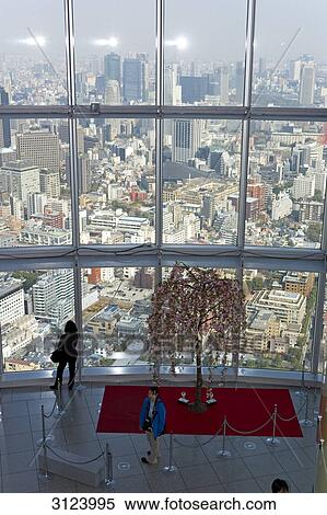 View of Tokyo from an observation deck in the Mori Tower, Tokyo, Japan View Large Photo Image Stock Photography - View of Tokyo from an observation deck in the Mori Tower, Tokyo, Japan . Fotosearch