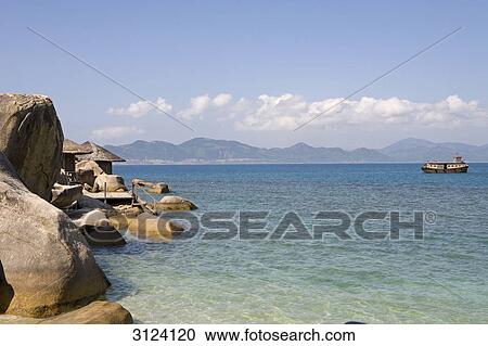 View on the cottages of a hotel at the coast, Nha Trang, Vietnam View Large Photo Image Stock Image - View on the cottages of a hotel at the coast, Nha Trang, Vietnam . Fotosearch