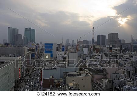 View over Tokyo, Japan, aerial perspective View Large Photo Image Stock Image - View over Tokyo, Japan, aerial perspective . Fotosearch