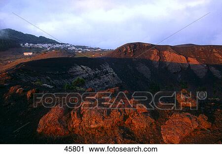 Volcano viewed at Fuencaliente, Volcan San Antonio, La Palma, Canary Islands, Spain View Large Photo Image Stock Image - Volcano viewed at Fuencaliente, Volcan San Antonio, La Palma, Canary Islands, Spain . Fotosearch