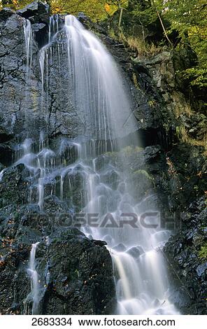 Waterfall in forest, Radau Waterfall, Harz, Saxony, Germany View Large Photo Image Picture - Waterfall in forest, Radau Waterfall, Harz, Saxony, Germany . Fotosearch