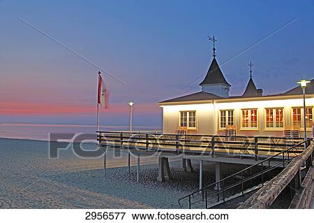 Stock Photo - Ahlbeck Pier, Usedom, Germany . Fotosearch