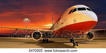 Airplane at airport View Large Photo Image Stock Image - Airplane at airport . Fotosearch