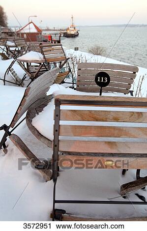 Beer garden in winter, Kieler Foerde, Kiel, Schleswig-Holstein, Germany, Europe View Large Photo Image Stock Image - Beer garden in winter, Kieler Foerde, Kiel, Schleswig-Holstein, Germany, Europe . Fotosearch