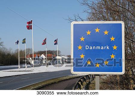Border crossing, Schleswig-Holstein, Denmark View Large Photo Image Stock Photography - Border crossing, Schleswig-Holstein, Denmark . Fotosearch