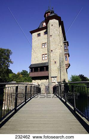 Bridge leading towards castle, Vollrads Castle, Oestrich-Winkel, Rheingau, Hesse, Germany View Large Photo Image Stock Image - Bridge leading towards castle, Vollrads Castle, Oestrich-Winkel, Rheingau, Hesse, Germany . Fotosearch