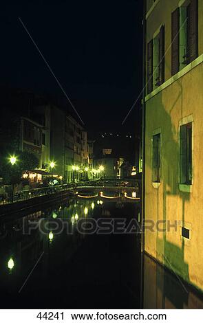Buildings at waterfront, Annecy, Haute-Savoie, France View Large Photo Image Stock Image - Buildings at waterfront, Annecy, Haute-Savoie, France . Fotosearch