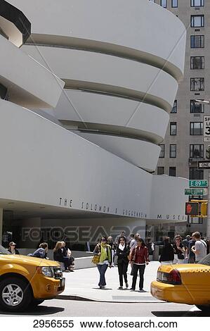 Cabs in front of the Guggenheim Museum, New York City, USA View Large Photo Image Stock Photography - Cabs in front of the Guggenheim Museum, New York City, USA . Fotosearch