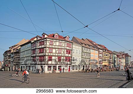 Cathedral Square in Erford, Germany View Large Photo Image Stock Image - Cathedral Square in Erford, Germany . Fotosearch