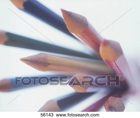 Close-up of colored pencils View Large Photo Image Stock Image - Close-up of colored pencils . Fotosearch