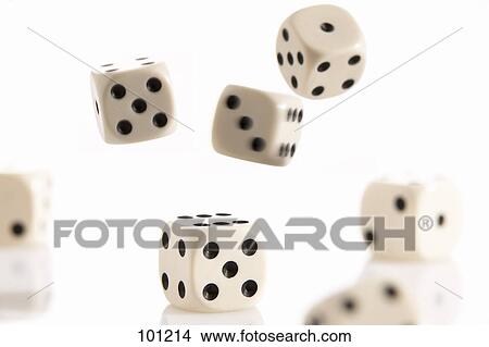 Picture - Close-up of dices . Fotosearch