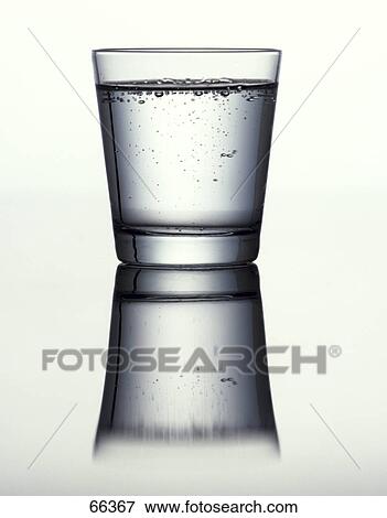 Stock Photo - Close-up of glass of water . Fotosearch