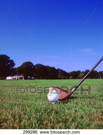 Close-up of golf club and ball View Large Photo Image Stock Photograph - Close-up of golf club and ball . Fotosearch