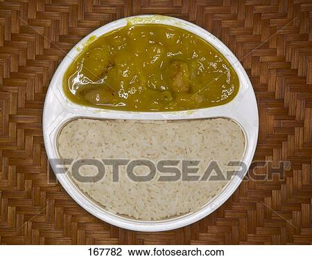 Close-up of meat goulash and rice on paper plate View Large Photo Image Stock Image - Close-up of meat goulash and rice on paper plate . Fotosearch