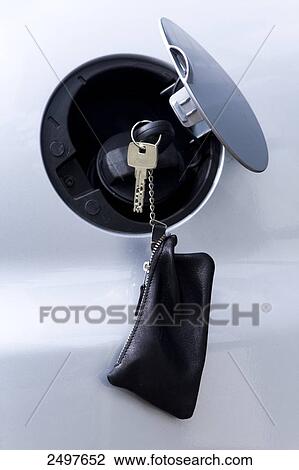 Close-up of petrol tank of car View Large Photo Image Stock Image - Close-up of petrol tank of car . Fotosearch