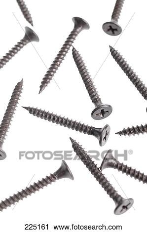 Stock Image - Close-up of screws . Fotosearch