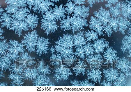Stock Photograph - Close-up of snowflakes . Fotosearch