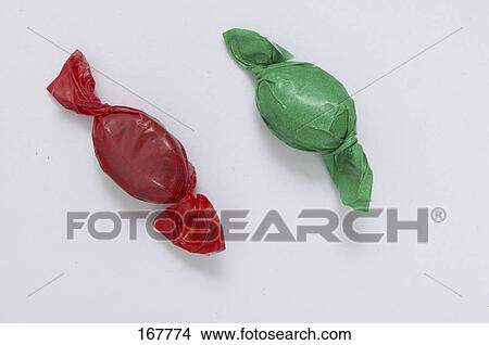 Close-up of two candies View Large Photo Image Picture - Close-up of two candies . Fotosearch