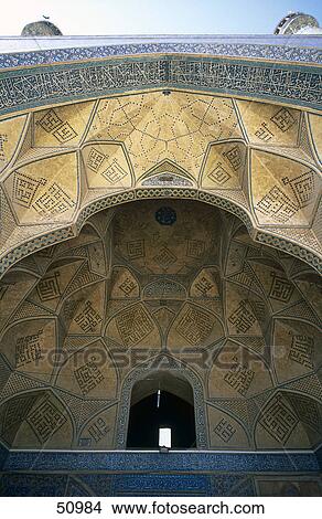 Picture - Cupola of mosque, Masjid-e Imam, Meydan-e Imam, Isfahan, Iran . Fotosearch