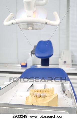 Dental impression in a dental surgery, close-up View Large Photo Image Stock Photo - Dental impression in a dental surgery, close-up . Fotosearch