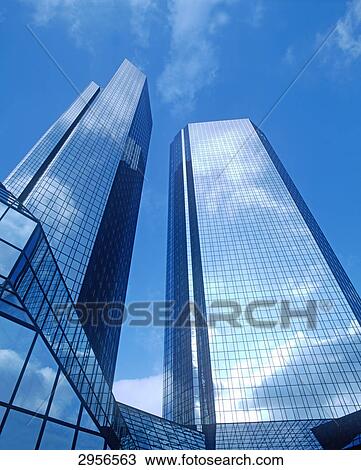 Deutsche Bank, Frankfurt am Main, Germany, low angle view View Large Photo Image Stock Image - Deutsche Bank, Frankfurt am Main, Germany, low angle view . Fotosearch