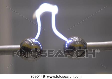 Stock Photo - Electric arc, Uni Kiel, Schleswig-Holstein, Germany . Fotosearch