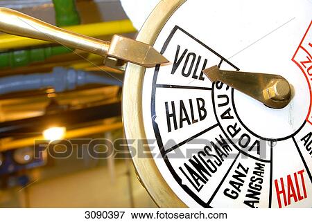 engine telegraph, detail View Large Photo Image Stock Photo - engine telegraph, detail . Fotosearch