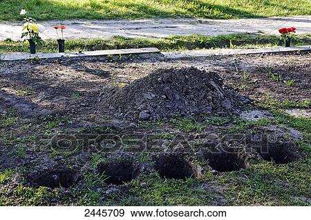 Excavated urn graves in cemetery, Friedrichshain, Berlin, Germany View Large Photo Image Stock Photo - Excavated urn graves in cemetery, Friedrichshain, Berlin, Germany . Fotosearch
