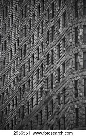 Facade of the Flatiron Building, New York City, USA View Large Photo Image Stock Image - Facade of the Flatiron Building, New York City, USA . Fotosearch