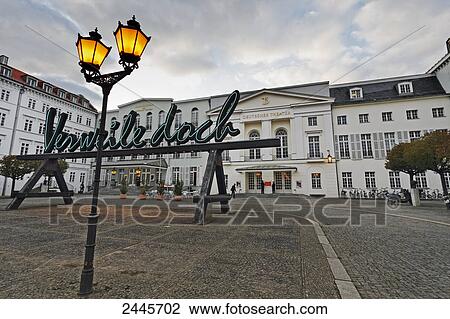 Stock Image - Facade of theater, Verweile doch, Deutsches Theater, Berlin, Germany . Fotosearch